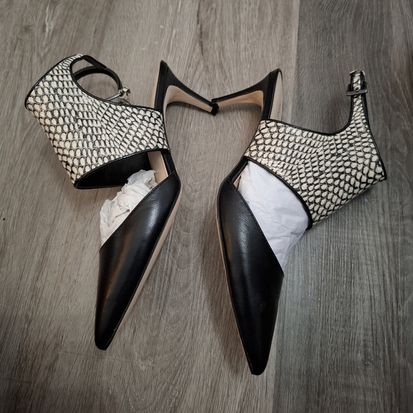 Nine West heels Shoes Womens Snake Print New with defects Size 7.5 - Picture 9 of 13